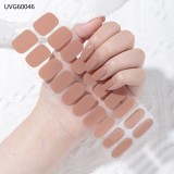 Ins Ice transparent nude UV gel nail patch nail patch