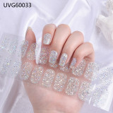 Ins Ice transparent nude UV gel nail patch nail patch