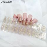 Ins Ice transparent nude UV gel nail patch nail patch