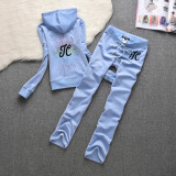 635,636,637 Velvet suit women's sports yoga suit two-piece set