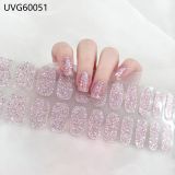 Ins Ice transparent nude UV gel nail patch nail patch