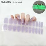 Ins Ice transparent nude UV gel nail patch nail patch