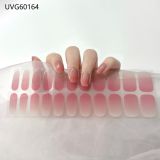 Ins Ice transparent nude UV gel nail patch nail patch