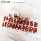 Ins Ice transparent nude UV gel nail patch nail patch