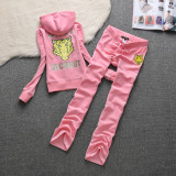 635,636,637 Velvet suit women's sports yoga suit two-piece set