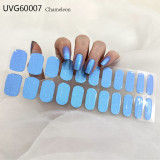 Ins Ice transparent nude UV gel nail patch nail patch