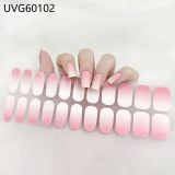 Ins Ice transparent nude UV gel nail patch nail patch