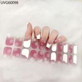 Ins Ice transparent nude UV gel nail patch nail patch