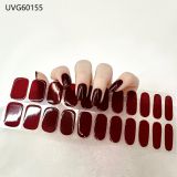 Ins Ice transparent nude UV gel nail patch nail patch