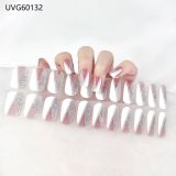 Ins Ice transparent nude UV gel nail patch nail patch