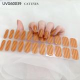 Ins Ice transparent nude UV gel nail patch nail patch