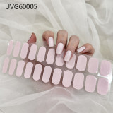 Ins Ice transparent nude UV gel nail patch nail patch