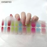 Ins Ice transparent nude UV gel nail patch nail patch