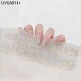 Ins Ice transparent nude UV gel nail patch nail patch