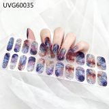Ins Ice transparent nude UV gel nail patch nail patch
