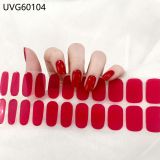 Ins Ice transparent nude UV gel nail patch nail patch