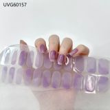 Ins Ice transparent nude UV gel nail patch nail patch