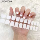 Ins Ice transparent nude UV gel nail patch nail patch