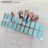 Ins Ice transparent nude UV gel nail patch nail patch