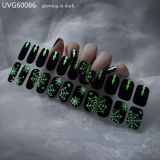 Ins Ice transparent nude UV gel nail patch nail patch