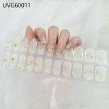 Ins Ice transparent nude UV gel nail patch nail patch
