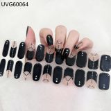 Ins Ice transparent nude UV gel nail patch nail patch