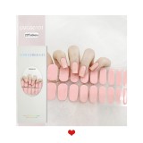 Ins Ice transparent nude UV gel nail patch nail patch
