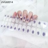 Ins Ice transparent nude UV gel nail patch nail patch
