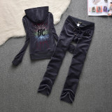 635,636,637 Velvet suit women's sports yoga suit two-piece set