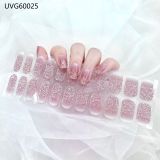 Ins Ice transparent nude UV gel nail patch nail patch