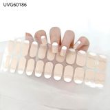 Ins Ice transparent nude UV gel nail patch nail patch