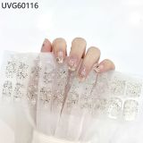 Ins Ice transparent nude UV gel nail patch nail patch