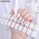 Ins Ice transparent nude UV gel nail patch nail patch