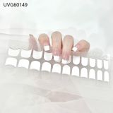 Ins Ice transparent nude UV gel nail patch nail patch