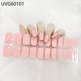 Ins Ice transparent nude UV gel nail patch nail patch