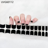 Ins Ice transparent nude UV gel nail patch nail patch