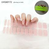 Ins Ice transparent nude UV gel nail patch nail patch