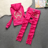 635,636,637 Velvet suit women's sports yoga suit two-piece set