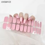 Ins Ice transparent nude UV gel nail patch nail patch