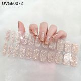 Ins Ice transparent nude UV gel nail patch nail patch