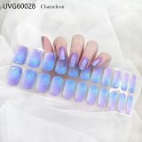 Ins Ice transparent nude UV gel nail patch nail patch