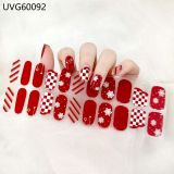Ins Ice transparent nude UV gel nail patch nail patch