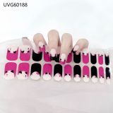 Ins Ice transparent nude UV gel nail patch nail patch