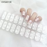 Ins Ice transparent nude UV gel nail patch nail patch