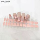 Ins Ice transparent nude UV gel nail patch nail patch