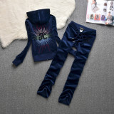 635,636,637 Velvet suit women's sports yoga suit two-piece set