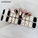 Ins Ice transparent nude UV gel nail patch nail patch
