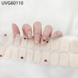 Ins Ice transparent nude UV gel nail patch nail patch