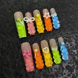 Nail patches, nail art patches, fake nail art patches