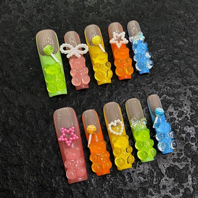 Nail patches, nail art patches, fake nail art patches